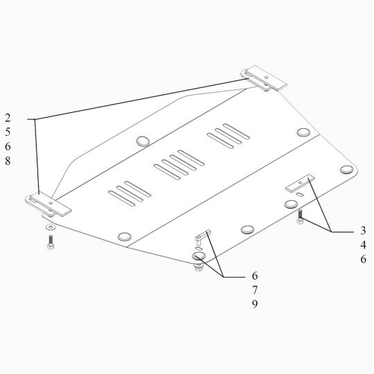 Kolchuga Защита двигателя, КПП и радиатора на Honda Civic VIII '06-11 седан (ZiPoFlex-оцинковка) Kolchuga Защита двигателя, КПП и радиатора на Honda Civic VIII '06-11 седан (ZiPoFlex-оцинковка)