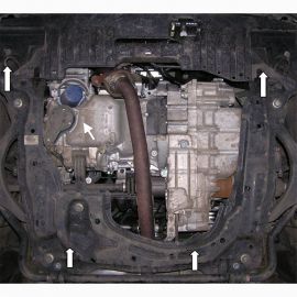 Kolchuga Защита двигателя, КПП и радиатора на Honda FR-V '04-09 (V-1,8i)