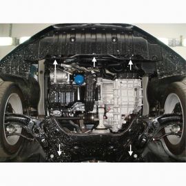 Kolchuga Защита двигателя и КПП на Hyundai Elantra V '10-14 (ZiPoFlex-оцинковка)