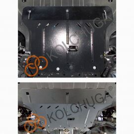 Kolchuga Защита двигателя, КПП и радиатора на Hyundai Accent V '17- HCr RUS