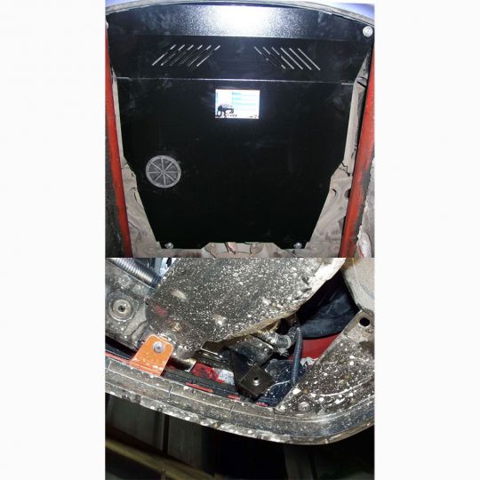 Kolchuga Защита двигателя, КПП и радиатора на Hyundai Getz '02-09 Kolchuga Защита двигателя, КПП и радиатора на Hyundai Getz '02-09