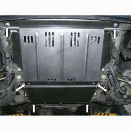 Kolchuga Защита двигателя, КПП и радиатора на Hyundai H-1 I '97-07 (4WD)