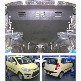 Kolchuga Защита двигателя, КПП и радиатора на Hyundai i10 I '07-13