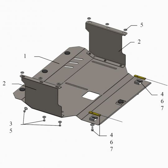 Kolchuga Защита двигателя, КПП и радиатора на Hyundai i10 II '13- (ZiPoFlex-оцинковка) Kolchuga Защита двигателя, КПП и радиатора на Hyundai i10 II '13- (ZiPoFlex-оцинковка)