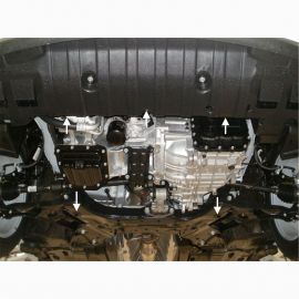 Kolchuga Защита двигателя, КПП и радиатора на Hyundai i30 II '11-15 (бензин) (ZiPoFlex-оцинковка)