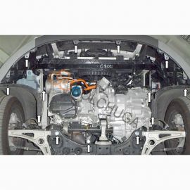 Kolchuga Защита двигателя, КПП и радиатора на Hyundai Ioniq '16- Hybrid (ZiPoFlex)
