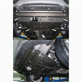 Kolchuga Защита двигателя, КПП и радиатора на Hyundai ix35 I '10-17 (бензин) (ZiPoFlex)