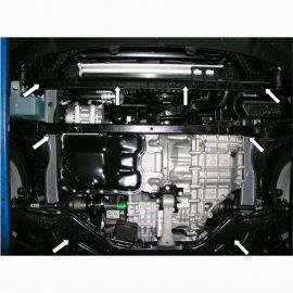 Kolchuga Защита двигателя, КПП и радиатора на Hyundai ix35 I '10-17 (бензин) (ZiPoFlex)