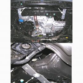 Kolchuga Защита двигателя, КПП и радиатора на Hyundai ix55/Veracruz '07-12 (ZiPoFlex)