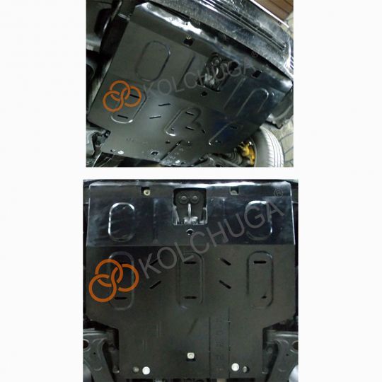 Kolchuga Защита двигателя, КПП и радиатора на Hyundai Pony IV '89-94 Kolchuga Защита двигателя, КПП и радиатора на Hyundai Pony IV '89-94