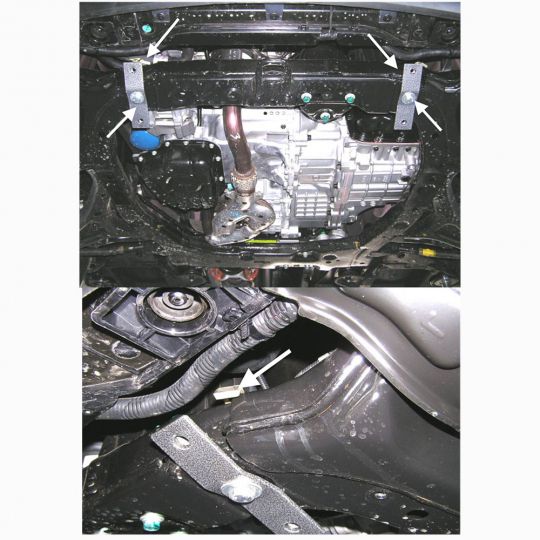 Kolchuga Защита двигателя, КПП и радиатора на Hyundai Santa Fe II '06-12 (ZiPoFlex) Kolchuga Защита двигателя, КПП и радиатора на Hyundai Santa Fe II '06-12 (ZiPoFlex)