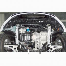 Kolchuga Защита двигателя, КПП и радиатора на Hyundai Sonata VII (LF) '14-