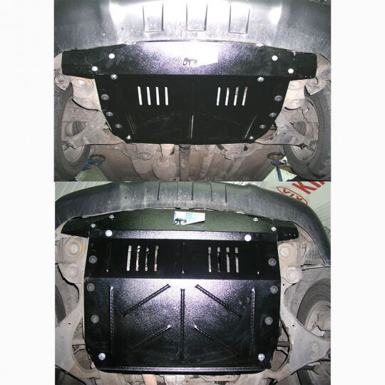 Kolchuga Защита двигателя, КПП и радиатора на Hyundai Tucson I (JM) '04- (ZiPoFlex)