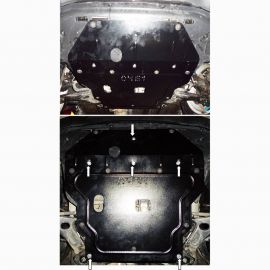Kolchuga Защита двигателя, КПП и радиатора на Hyundai Tucson II (LM) '10- (ZiPoFlex-оцинковка)