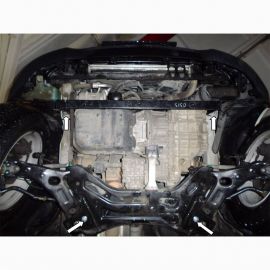 Kolchuga Защита двигателя, КПП и радиатора на Hyundai Tucson II (LM) '10- (ZiPoFlex-оцинковка)