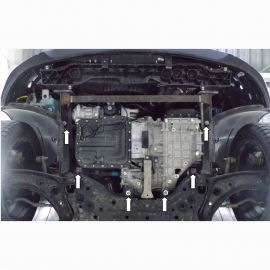 Kolchuga Защита двигателя, КПП и радиатора на Hyundai Tucson III (TL) '15- (V-2,0i; 1,7CRDI; 2,0CRDI)