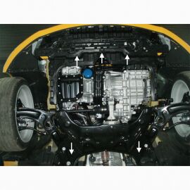 Kolchuga Защита двигателя, КПП и радиатора на Hyundai Veloster '11-