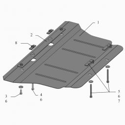 Kolchuga Защита двигателя на Hyundai Genesis Coupe '08-