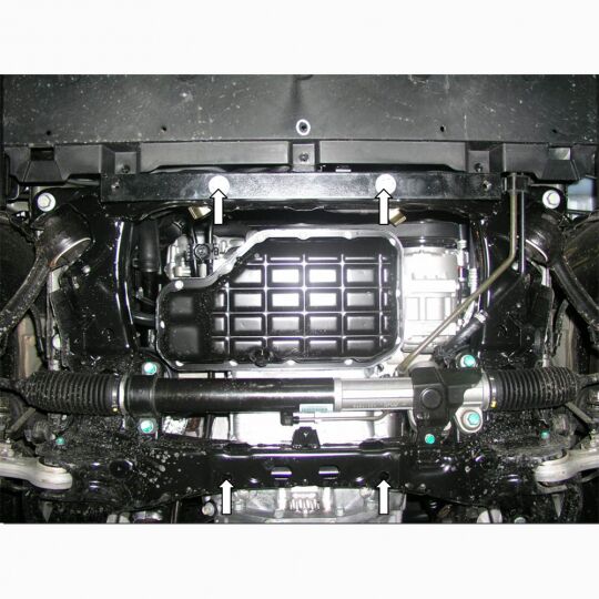 Kolchuga Защита двигателя на Hyundai Genesis I '08-14