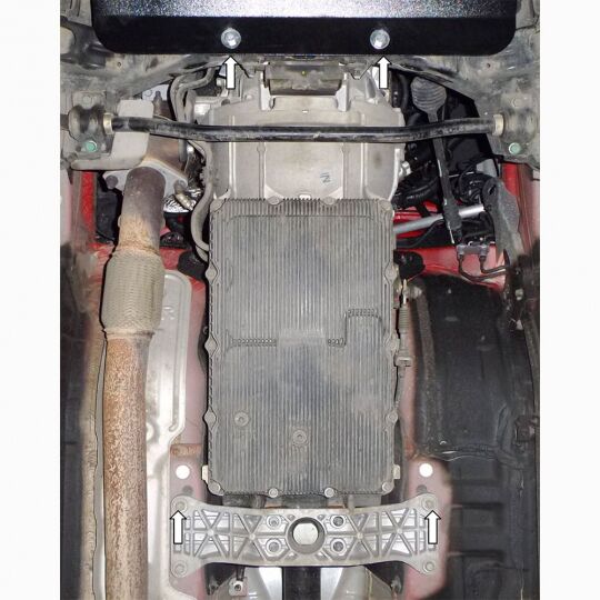 Kolchuga Защита КПП на Hyundai Genesis I '08-14 Kolchuga Защита КПП на Hyundai Genesis I '08-14