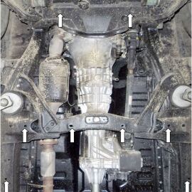 Kolchuga Защита КПП и раздатки на Isuzu D-Max II '14- (ZiPoFlex-оцинковка)