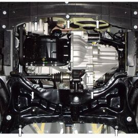 Kolchuga Защита двигателя, КПП и радиатора на JAC J2 '10-