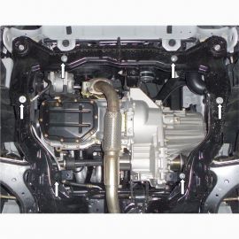 Kolchuga Защита двигателя, КПП и радиатора на JAC J5 '09-
