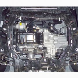Kolchuga Защита двигателя, КПП и радиатора на JAC S3 '14-