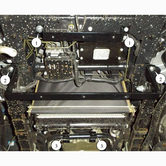 Kolchuga Защита радиатора на JAC N56 '14- Kolchuga Защита радиатора на JAC N56 '14-