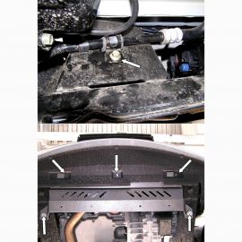 Kolchuga Защита двигателя, КПП и радиатора на Jaguar X-Type '01-09
