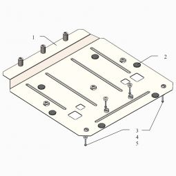 Kolchuga Защита двигателя на Jaguar F-Pace '16-