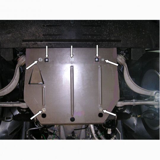 Kolchuga Защита двигателя и радиатора на Jaguar XJ6 III '03-08 Kolchuga Защита двигателя и радиатора на Jaguar XJ6 III '03-08