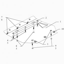 Kolchuga Защита двигателя и радиатора на Jaguar XJ8 III '03-08