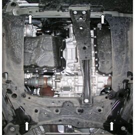 Kolchuga Защита двигателя, КПП и радиатора на Jeep Compass I '11-16