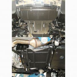 Kolchuga Защита двигателя, КПП, радиатора и редуктора на Jeep Grand Cherokee WK2 '10-