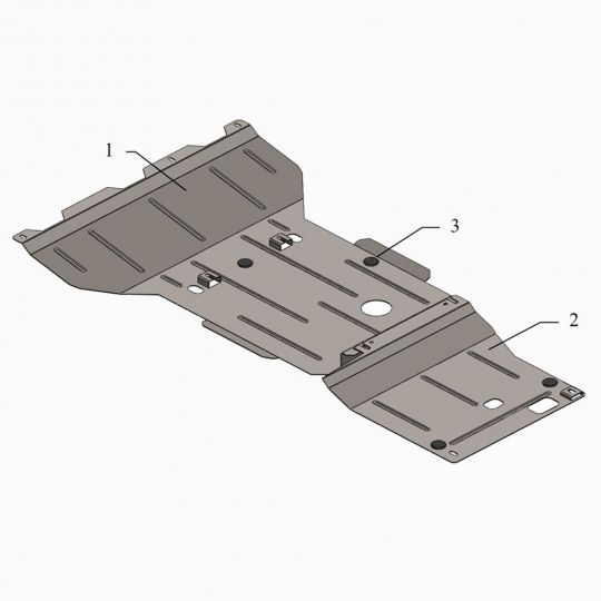 Kolchuga Защита двигателя, КПП, радиатора и редуктора на Jeep Grand Cherokee WK2 '10- Kolchuga Защита двигателя, КПП, радиатора и редуктора на Jeep Grand Cherokee WK2 '10-