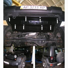 Kolchuga Защита радиатора на Jeep Wrangler JK (Rubicon CRD) '07-18