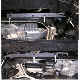 Kolchuga Защита двигателя, КПП и радиатора на Kia Carens III '06-12