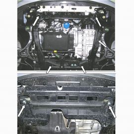 Kolchuga Защита двигателя, КПП и радиатора на Kia Carnival II '06- ZiPoFlex®