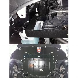 Kolchuga Защита двигателя, КПП и радиатора на Kia C'eed III '18- (ZiPoFlex-оцинковка)