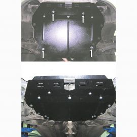 Kolchuga Защита двигателя, КПП и радиатора на Kia Cerato I '04-08