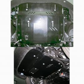 Kolchuga Защита двигателя, КПП и радиатора на Kia Magentis II '05-11 (ZiPoFlex-оцинковка)