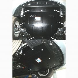 Kolchuga Защита двигателя, КПП и радиатора на Kia Optima III '10-15 (ZiPoFlex-оцинковка)