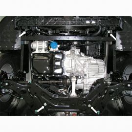 Kolchuga Защита двигателя, КПП и радиатора на Kia Optima III '10-15 (ZiPoFlex-оцинковка)