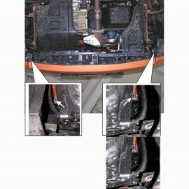 Kolchuga Защита двигателя, КПП и радиатора на Kia Picanto I '04-07