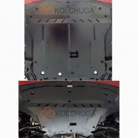 Kolchuga Защита двигателя, КПП и радиатора на Kia Rio IV '17- седан (сборка Россия)