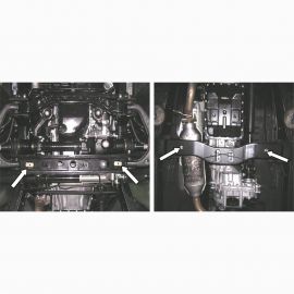 Kolchuga Защита двигателя, КПП и радиатора на Kia Sorento I '02-09 (Луцкая сборка)