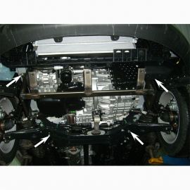 Kolchuga Защита двигателя, КПП и радиатора на Kia Sportage III '10-15 ZiPoFlex®
