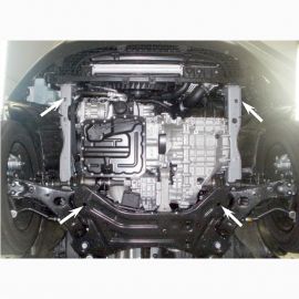 Kolchuga Защита двигателя, КПП и радиатора на Kia Sportage III '10-15 ZiPoFlex® (сборка Словакия)