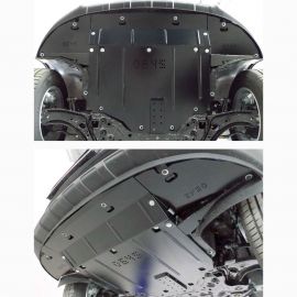 Kolchuga Защита двигателя, КПП и радиатора на Kia Sportage IV '15-18 (ZiPoFlex-оцинковка)